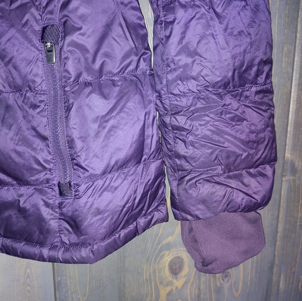 Athleta purple down jacket size small